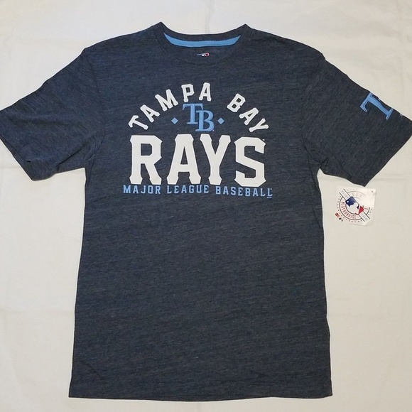 Mens Tampa Bay Rays Baseball Shirt MLB Nice NWT - Picture 1 of 5